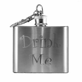 Personalized Custom Engraved 2oz Mini Key Chain Flask