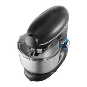 3-in-1 Multifunctional Stand Mixer, 6QT Stainless Steel Bowl, 660W 6+P Speeds Tilt-head Food Mixer with Dough Hook, Wire Whip, Flat Beater