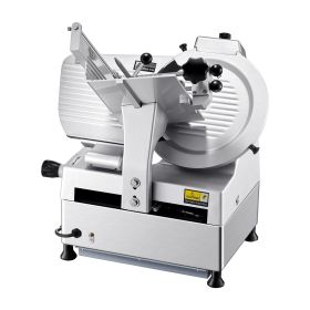 Automatic Meat Slicer, 180W + 370W Deli Slicer with a 12 inch Premium 65Mn Blade, 0-0.3 inch Adjustable Thickness