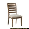 Cherry Finish Traditional Style Side Chairs Set of 2pc Wooden Frame Ladder Back Design Dining Room Furniture