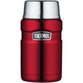 Thermos Stainless King Food Jar, Rustic Red, 24 Ounce