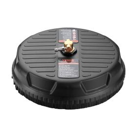 Pressure Washer Surface Cleaner Universal 15", Pressure Washer Attachment 4000 Max PSI with 2 Extension Wand