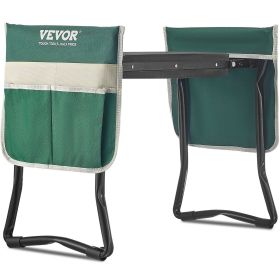 Garden Kneeler and Seat, 330 lbs Load Capacity, 8" EVA Wide Pad, Foldable Garden Stool, Kneeling Bench for Gardening with Tool Bag, Gifts for Women