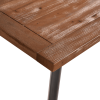 Solid Wood Vintage Dining Table, Walnut, 63"x35"x30"