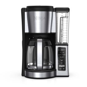 12-Cup Programmable Coffee Maker, Glass Carafe, Stainless Steel, CE250