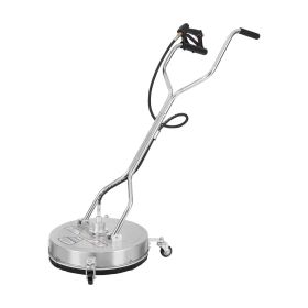 20" Pressure Washer Surface Cleaner w/ Handles & Wheels, Stainless Steel Concrete Cleaner 4500 Max PSI