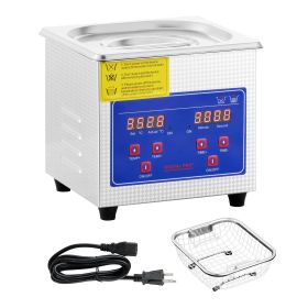 Professional Ultrasonic Cleaner, 0.3 L Ultrasonic Jewelry Cleaner with Digital Timer & Heater