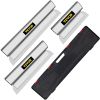 Drywall Skimming Blade Set,10"+16" +24" Blades,European Stainless Steel Construction Knife