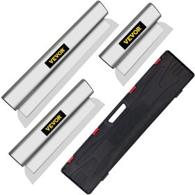 Drywall Skimming Blade Set,10"+16" +24" Blades,European Stainless Steel Construction Knife