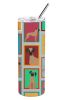 Lots of Fawn Great Dane Stainless Steel Skinny Tumbler Vacuum Double Walled Reusable Insulated Tumbler Travel Cup for Coffee Cocktails Gift with Lid