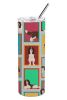 Lots of Liver English Springer Spaniel Stainless Steel Skinny Tumbler Vacuum Double Walled Reusable Insulated Tumbler Travel Cup for Coffee Cocktails