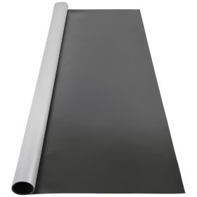 Dance Floor, 6.6x9.8ft Dance Floor Roll, 0.06in Thick PVC Vinyl Dance Floor, Black/Grey Reversible Portable Dance Floor, Non-Slip Dance Flooring
