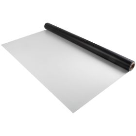Dance Floor, 6.6x23ft Dance Floor Roll, 0.06in Thick PVC Vinyl Dance Floor, Black/White Reversible Portable Dance Floor, Non-Slip Dance Flooring