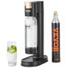 Sparkling Water Maker, Soda Maker Machine for Home Carbonating, Seltzer Water Starter Kit with BPA-free 1L PET Bottle, CO2 Cylinder