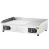 Commercial Electric Griddle, 2800W Countertop Half-Flat Top Grill, 122-572 F Adjustable Temp