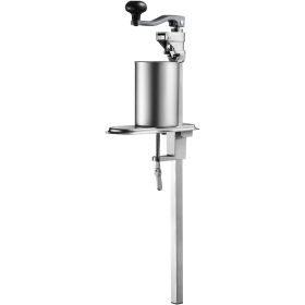 Manual Can Opener, Sturdy Table-Mounted Opener for Big Cans, Durable with Stand, Height-Adjustable Professional Bottle Opener
