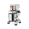 Commercial Food Mixer 15Qt 600W 3 Speeds Adjustable 110/178/390 RPM Heavy Duty 110V with Stainless Steel Bowl Dough Hooks Whisk Beater Premium for Sch