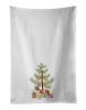 NEW Beaglier #1 Christmas Tree Kitchen Towel Set of 2 White Dish Towels Decorative Bathroom Hand towel for Hand, Face, Hair, Yoga, Tea, Dishcloth