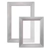 Screen Printing Kit, 2 Pieces Aluminum Silk Screen Printing Frames 8x10/10x14in 110 Count Mesh