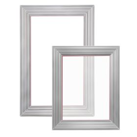 Screen Printing Kit, 2 Pieces Aluminum Silk Screen Printing Frames 8x10/10x14in 110 Count Mesh