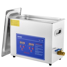 Sonic Cleaner with Digital Timer & Heater, Professional Ultra Sonic Jewelry Cleaner