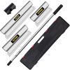 Skimming Blade Set,10"+24"+32" Blades + 35"-78" Extension Handle, European Stainless Steel Construction Knife