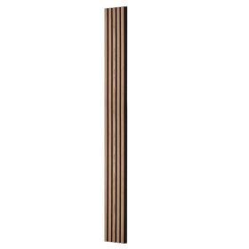 Wood Slat Acoustic Panels, 7.9 x 94.5 inch, MDF Accent Wooden Wall Panels for Modern Interior Wall