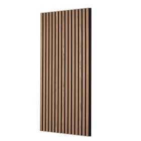 Wood Slat Acoustic Panels, 23.6 x 47.2 inch, MDF Accent Wooden Wall Panels for Modern Interior Wall
