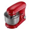 Stand Mixer, 6 QT Electric Kitchen Mixer, 660W Dough-Mixer, 6 + Pulse Speeds Tilt-head Food-Mixer with Stainless Steel Bowl, Dough Hook, Whisk, Beater