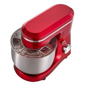 Stand Mixer, 6 QT Electric Kitchen Mixer, 300W Dough-Mixer, 10 Speeds Tilt-head Food-Mixer with Stainless Steel Bowl, Dough Hook, Whisk, Beater