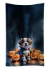 Saint Bernard Puppy Halloween Kitchen Towel Dish Cloths Guest Hand Towel Decorative Bathroom Towel for Face,Tea, Dishcloth, Kitchen and Bath