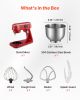 Stand Mixer, 7.8 QT Electric Kitchen Mixer, 800W Dough-Mixer, 10 Speeds Tilt-head Food-Mixer with Stainless Steel Bowl, Dough Hook, Whisk, Beater