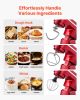 Stand Mixer, 6 QT Electric Kitchen Mixer, 300W Dough-Mixer, 10 Speeds Tilt-head Food-Mixer with Stainless Steel Bowl, Dough Hook, Whisk, Beater
