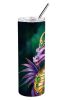 Dragon King of Mardi Gras Stainless Steel Skinny Tumbler Vacuum Double Walled Reusable Insulated Tumbler Travel Cup for Coffee Cocktails Gift with Lid