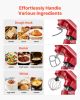 Stand Mixer, 6 QT Electric Kitchen Mixer, 660W Dough-Mixer, 6 + Pulse Speeds Tilt-head Food-Mixer with Stainless Steel Bowl, Dough Hook, Whisk, Beater