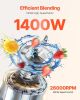 Blender for Smoothies, 61 oz 1400W, Professional Blender with Powerful Motor