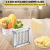 Replacement Chopper Blade, 3/8 inch, 3 PCS French Fry Blade Assembly with 6 Extra Knives