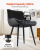Modern Dining Room Accent Chairs Set of 4, Upholstered Fabric Side Chair for Dining Tables