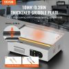 Commercial Electric Griddle, 3200W Countertop Flat Top Grill, 122-572 F Adjustable Temp