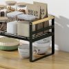 Kitchen Countertop Organizer, Cupboard Stand Spice Rack, Cabinet Pantry Shelves, Organization and Storage for Bathroom Bedroom Office, Space Saving