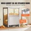 Commercial Nacho Chip Warmer, 84.5QT Chip Warmer Machine with Heating Base and Warming Light, Nacho Machine with Deflection Board, Stainless Steel