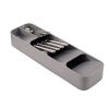 1pc Multifunctional Knife And Fork Compartment Storage Box; Cutlery Spoon Box Knife And Fork Divider Organizer; Kitchen Drawer Storage Box Tray; 5.5in