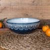 Better Homes & Gardens Teal Medallion Serve Bowl