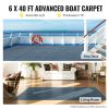 Gray Marine Carpet 6 ft x 39.3 ft Marine Carpeting Marine Grade Carpet for Boats with Waterproof Back Outdoor Rug for Patio Porch Deck Garage Outdoor
