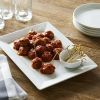 Better Homes & Gardens 10" x 14" White Porcelain Serving Platter