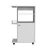 Napenthe 1-Shelf Kitchen Cart with Caster White