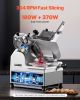 Automatic Meat Slicer, 180W + 370W Deli Slicer with a 12 inch Premium 65Mn Blade, 0-0.3 inch Adjustable Thickness