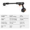 Cordless Pressure Washer, 652-PSI 1.0 GPM Portable Power Cleaner, Handheld High-Pressure Car Washer Gun with 4.0Ah Battery, Charger, 6-in-1 Nozzle