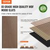 Wood Slat Acoustic Panels, 23.6 x 47.2 inch, MDF Accent Wooden Wall Panels for Modern Interior Wall