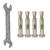 Single Post Handrail White Wrought Iron Post Mount Step Grab Supports Fits 1 or 2 Steps Grab Rail Single Post Railing